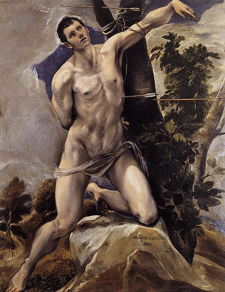 El Greco: "San Sebastían", Museo Catedralicio de Palencia.