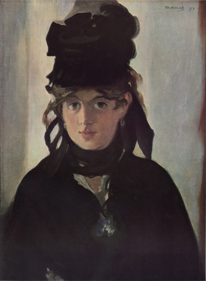 Manet: "Berthe Morisot con sombrero negro"