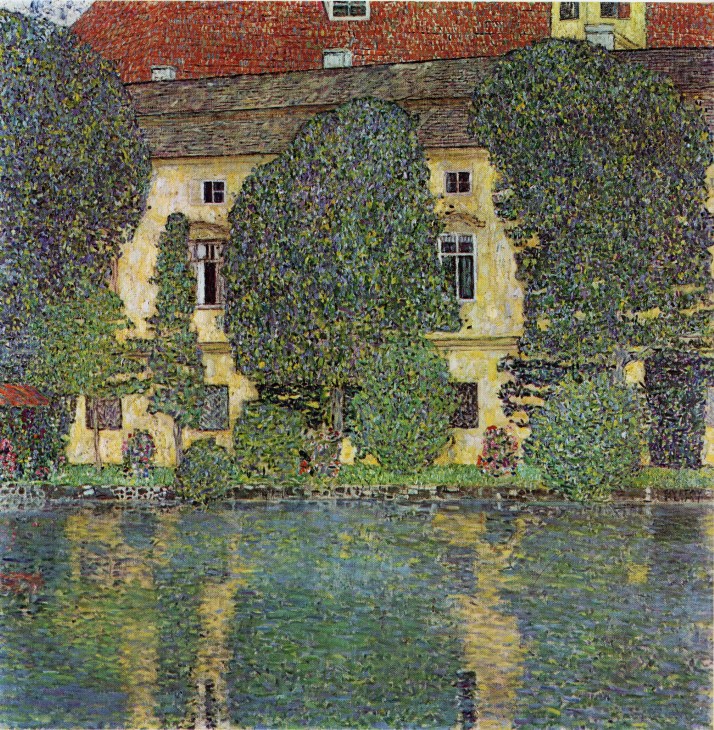Gustav Klimt " El castillo kammer junto al Attersee". Óleo sobre lienzo, 110 x 110 cm