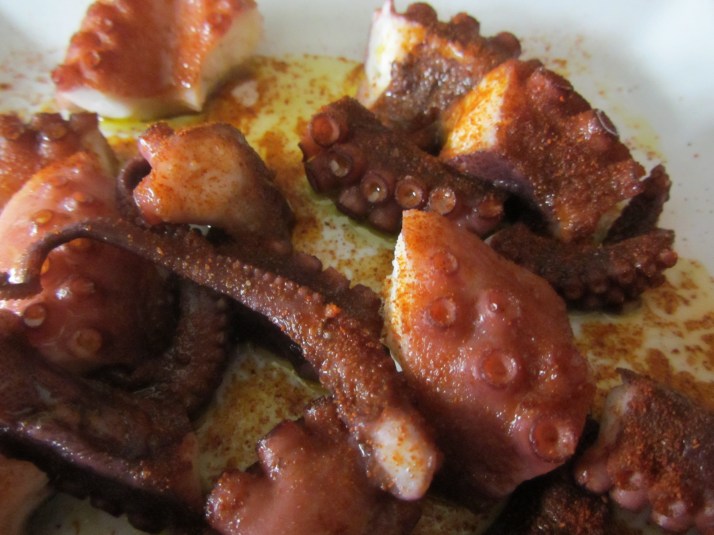 Pulpo a la gallega. Foto: Bárbara.