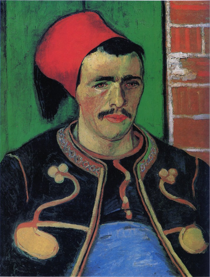 "El zuavo" Óleo sobre tela. 65 X 54 cm. Ámsterdam, Rijksmuseum Vincent van Gogh.