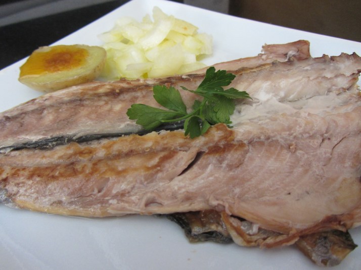 Caballa a la plancha. Foto: Bárbara.