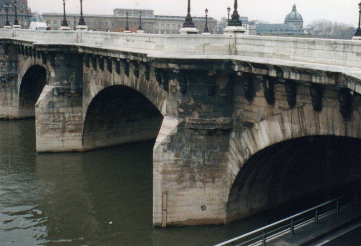  Foto: Bárbara:  Le Pont-neuf antes de la limpieza,