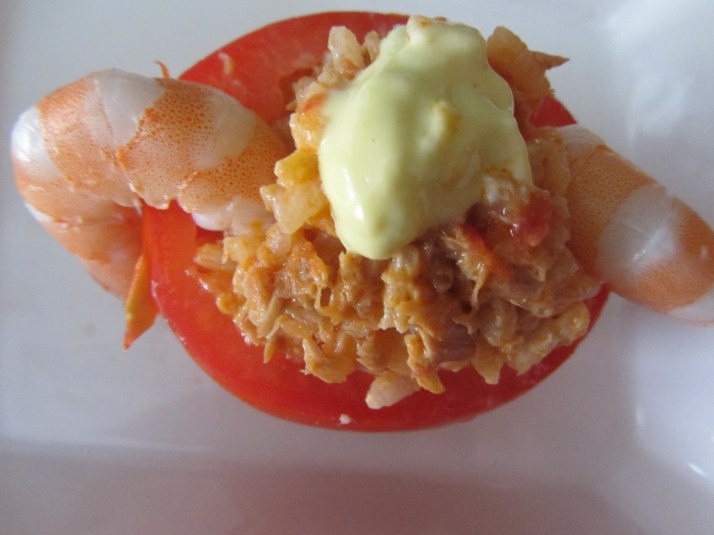 Tomates rellenos. Foto: Bárbara