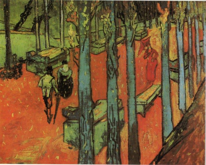 Van Gogh: "Les Alyscamps, chute de feuilles"