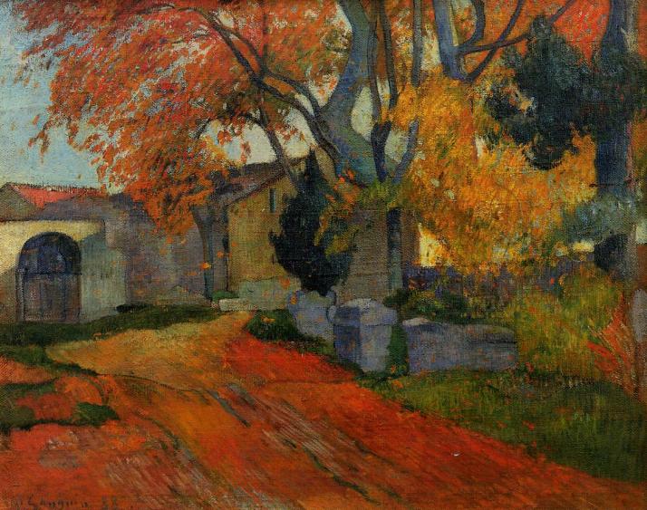 Gauguin: Les Alyscamps (Mueo de Orsay)