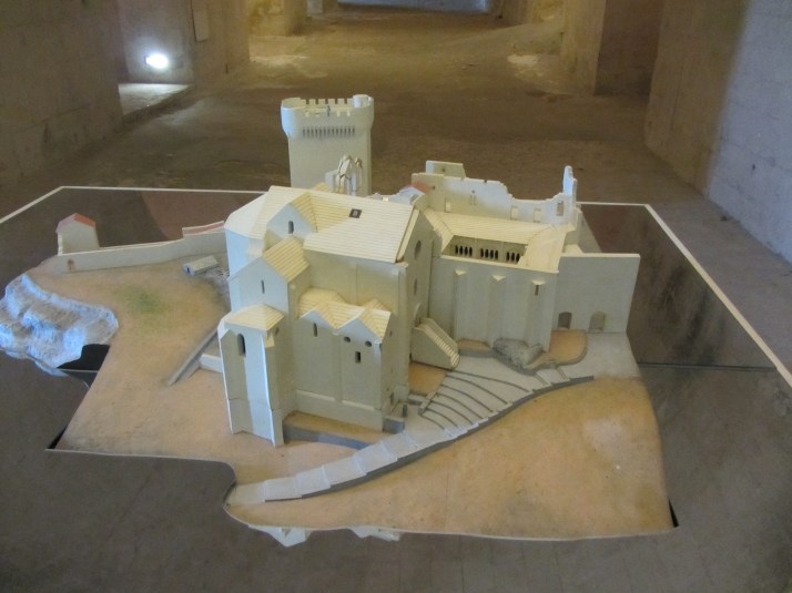 Maqueta de la Abadía de Montmajour. Foto: Bárbara.