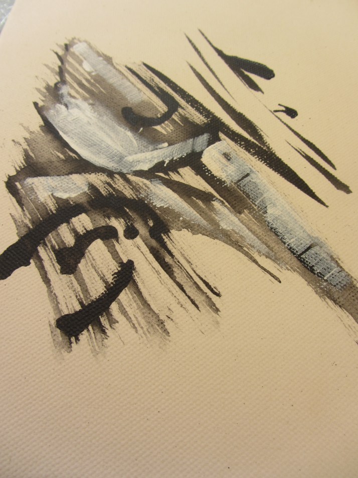 Bárbara Carpi. Acrílico sobre lienzo. 