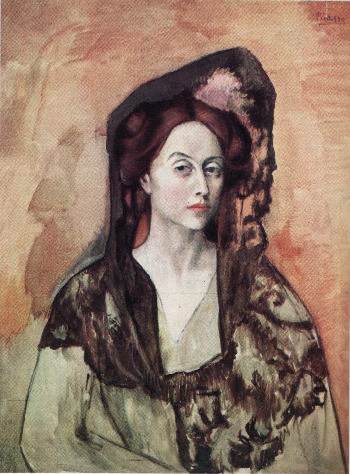 Picasso: "Retrato de la señora Canals". 90 x70. Óleo sobre lienzo. Museo Picasso de Barcelona.