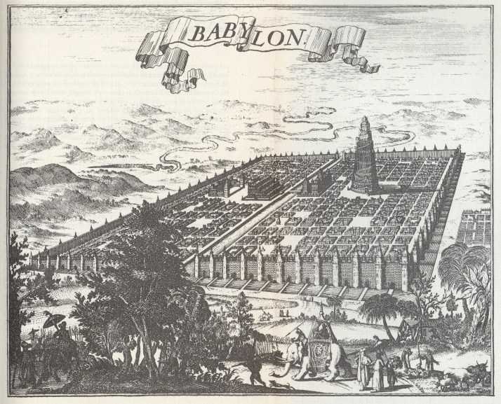 Ilustración desplegable del primer tomo.