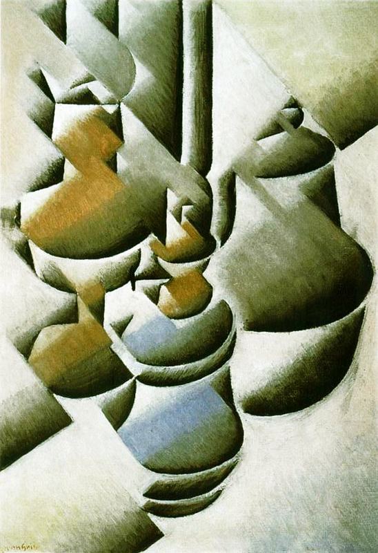 Juan Gris: "Naturaleza muerte con quinqué"