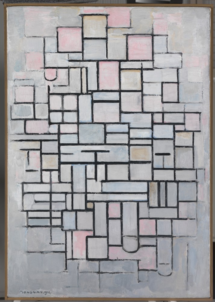 "Composición Vi".  Gemeentemuseum, La Haya.