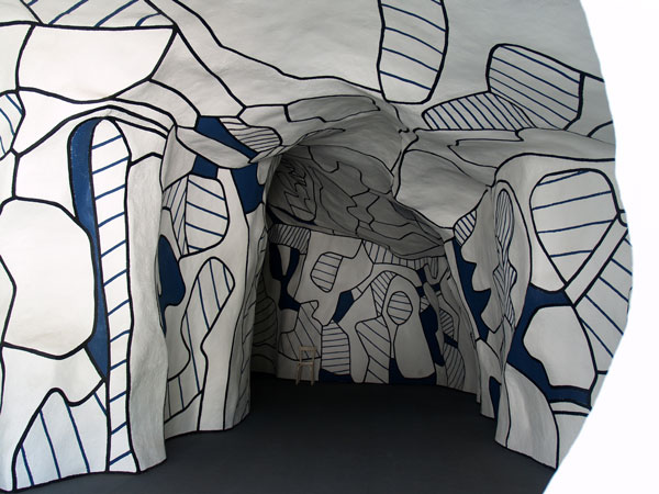 Dubuffet :"La Grotte" de la ville Falbala.