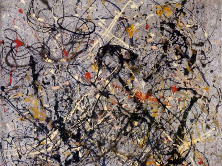Jackson Pollok: "Obra número 18". Museo Guggenheim de N.Y.