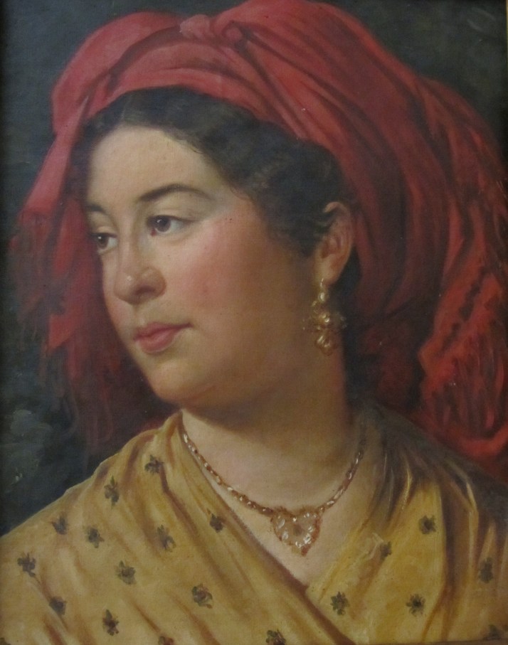 Joaquín Carpi y Ruata: Retrato de su cuñada. Óleo sobre tela. Propiedad privada.