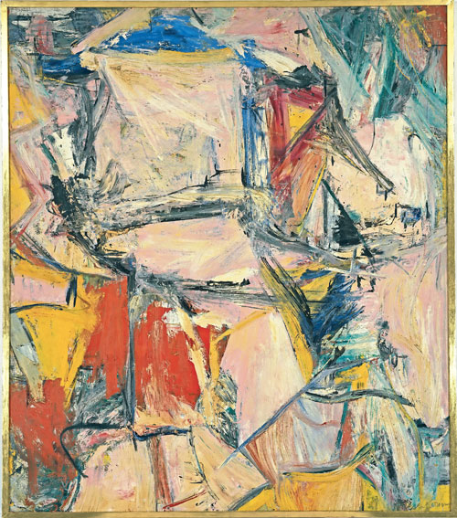 Kooning: "Interchanged". Óleo sobre tela. 1955. Colección de David Gellen. Los Angeles.