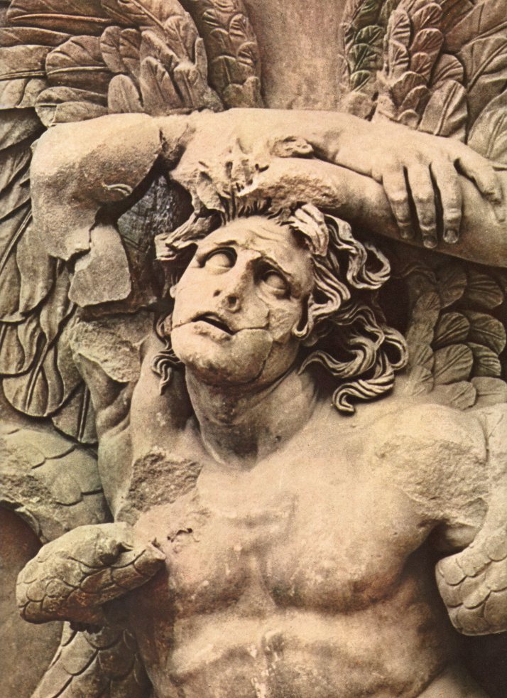 Friso del altar de Pérgamo.