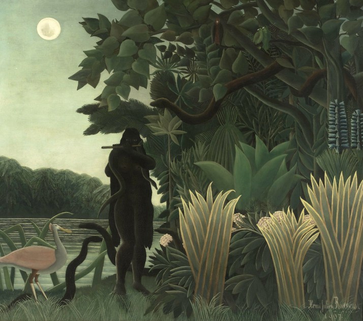 Henri Rousseau: "La encantadora de serpientes"