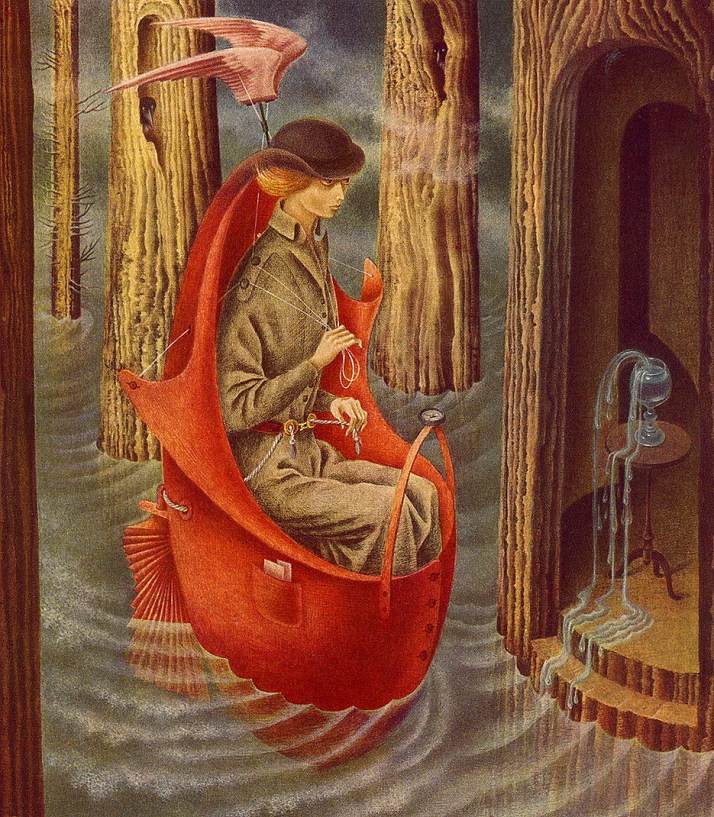 Remedios Varo: "Exploración de las fuentes del río Orinoco"