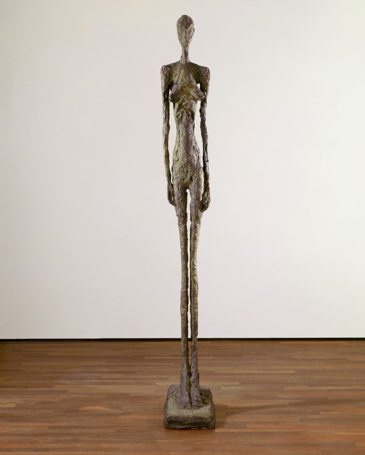 Giacometti: Mujer grande II. 1960. Kunsthaus, Zurich.