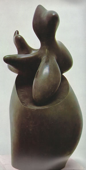 Hans Arp:"Copa quimérica". Bronce. !947.