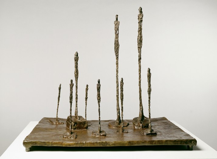 Giacometti:  "La Crairière". 1950. 59 x65 x 52 cm.