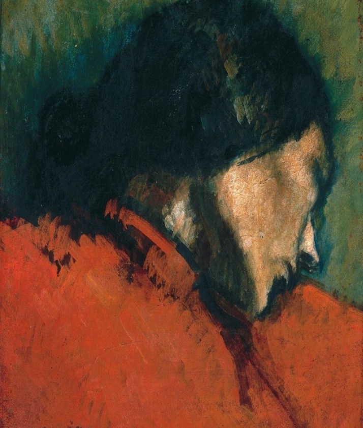 "Gitana (Consuelo)" (1904), oli sobre tela (Museu de l'Empordà de Figueres),  de l'exposició "Nonell, figures i espais", a la Fontana d'Or de Girona.