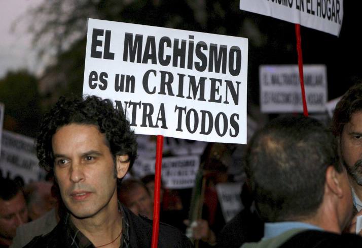 EFE. Víctor Lerena. Manifestación contra la vilencia de Género