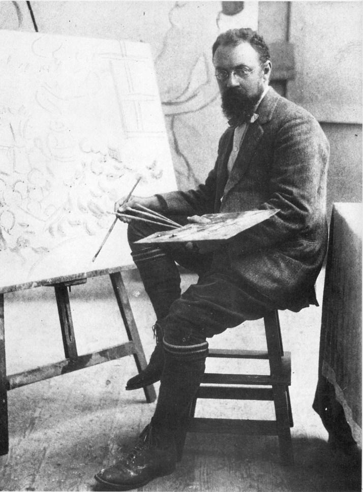 Matisse en su taller. Otoño 1909-