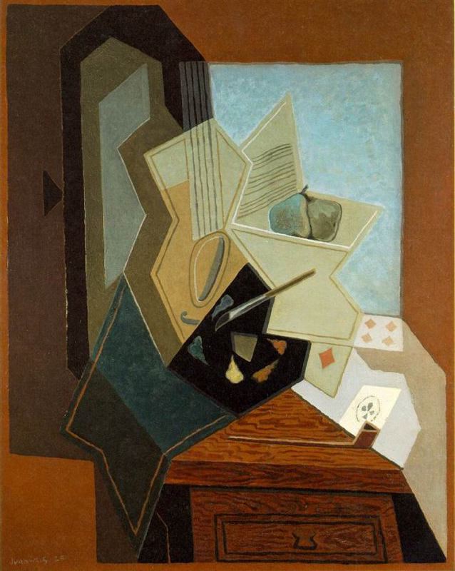 Juan Gris: "La ventana del pintor". 1925