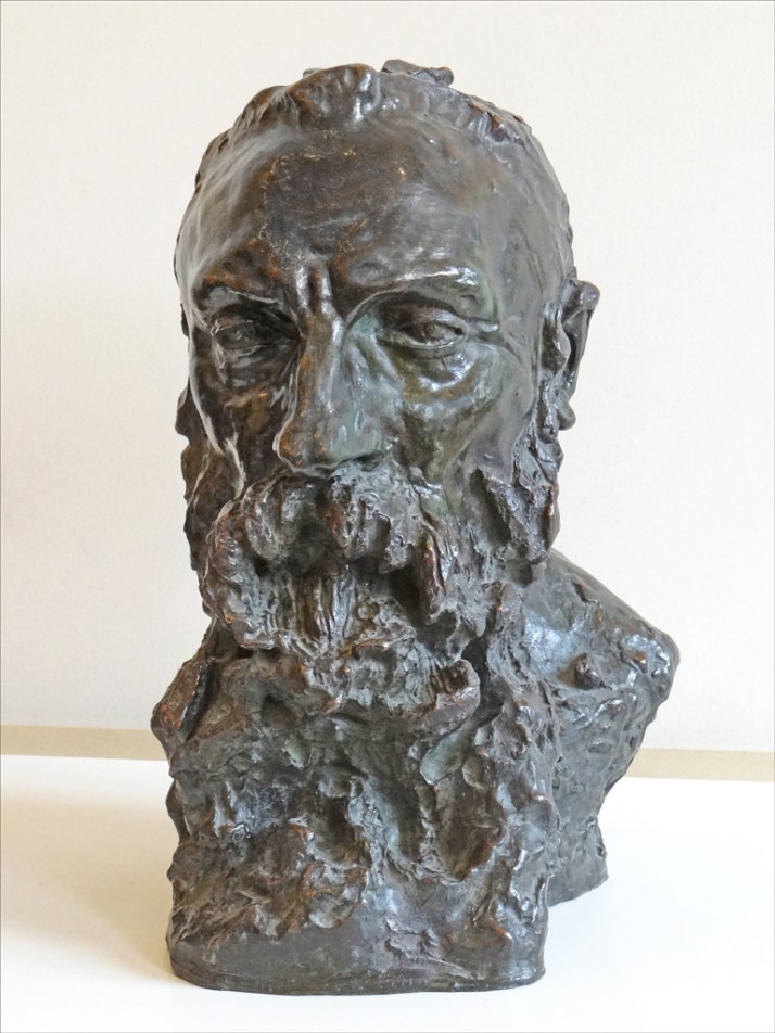 Camille Claudel:" A. Rodin", retrato en bronce. 1892. Museo Rodin (París)