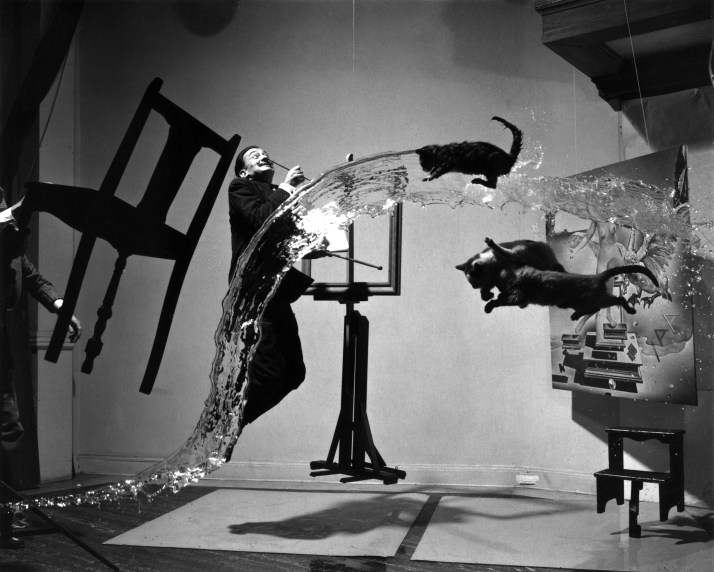 Philippe Halsman: "Dalí atómico" 1948.