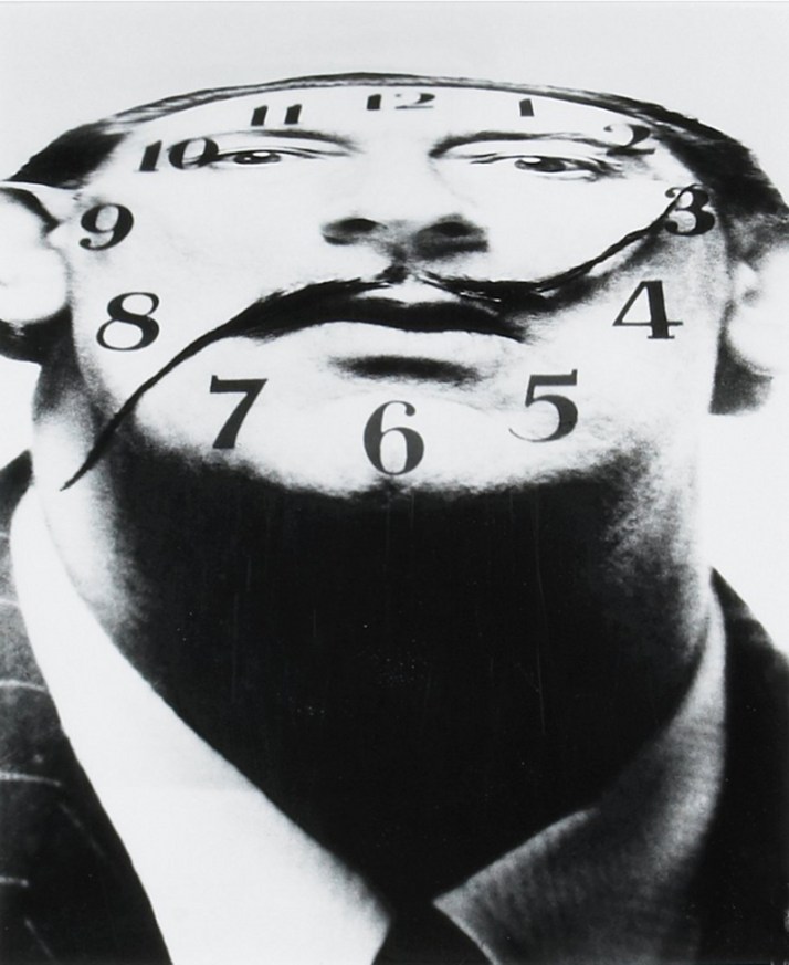 Philippe Halsman: "l el bigote de Dalí". 1953.