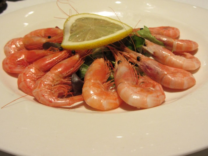 Foto: Bárbara. "Quisquillas hervidas de la bahía"