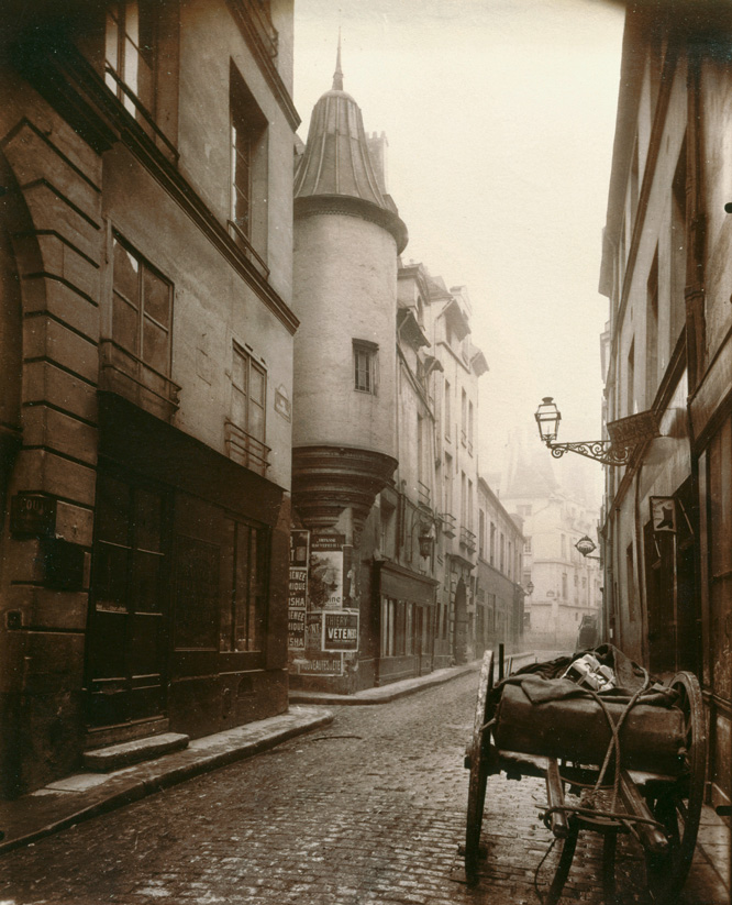 Eugène Atget: "Rue Hautefeuille", 1898