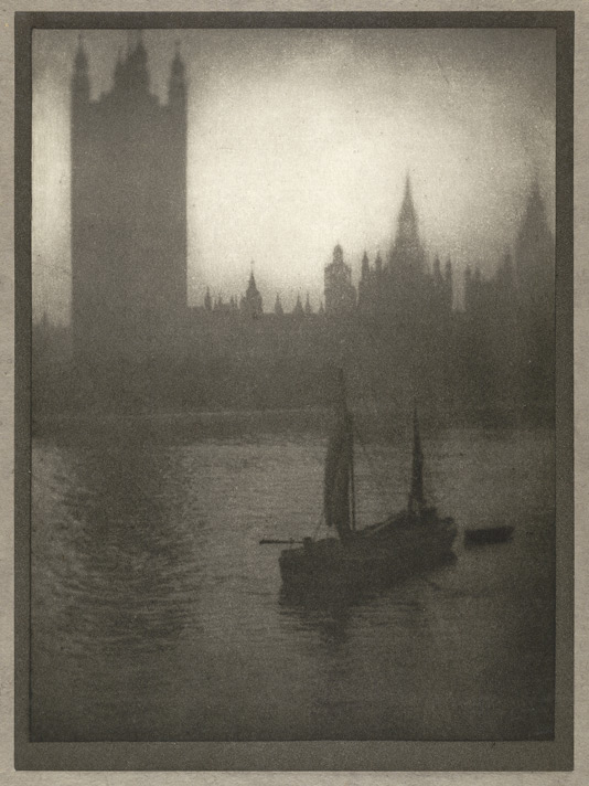 Alvin Langdon Coburn:"Edificios del Parlamento",1909.