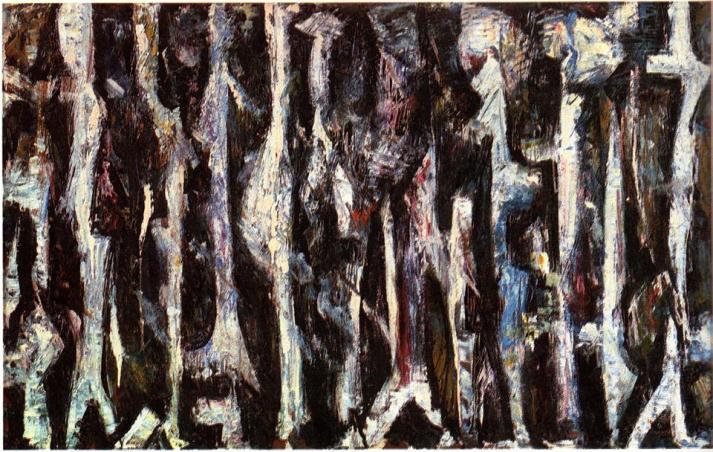 Lee Krasner: "Promenade", 1947.