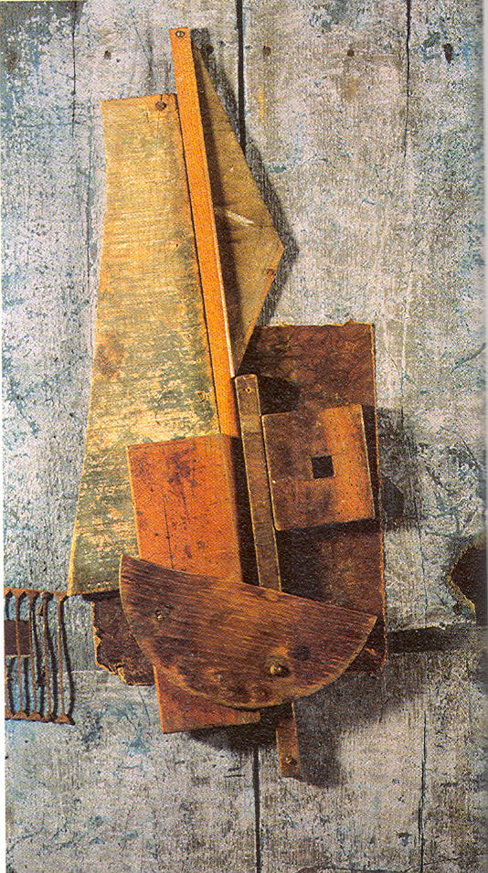 Tatlin: ", Contrarelieve Azul", 1914