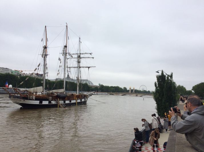 El Sena crecido. Foto: Elena Colomina