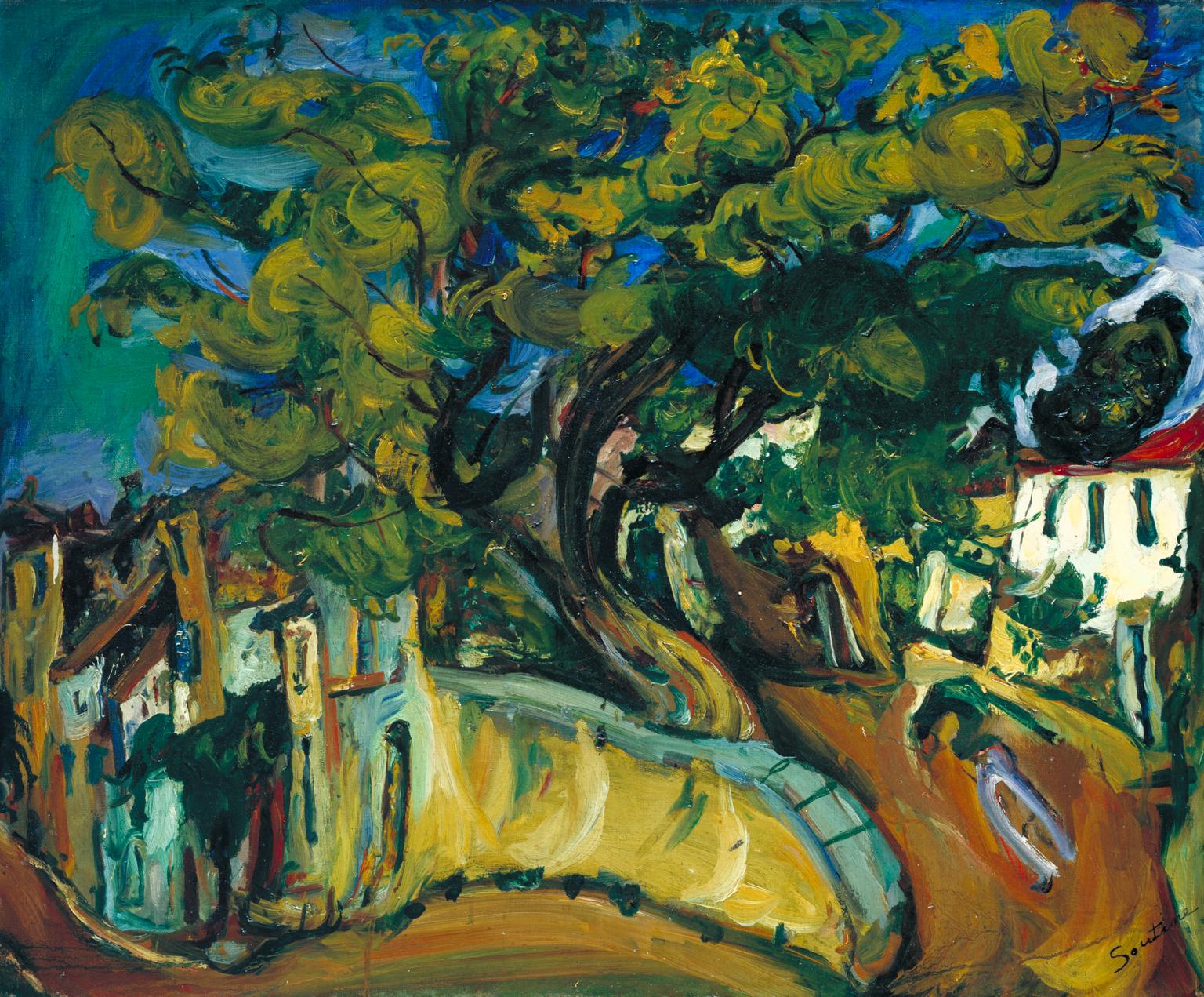 Cagnes Landscape with Tree c.1925-6 by Cha?m Soutine 1893-1943